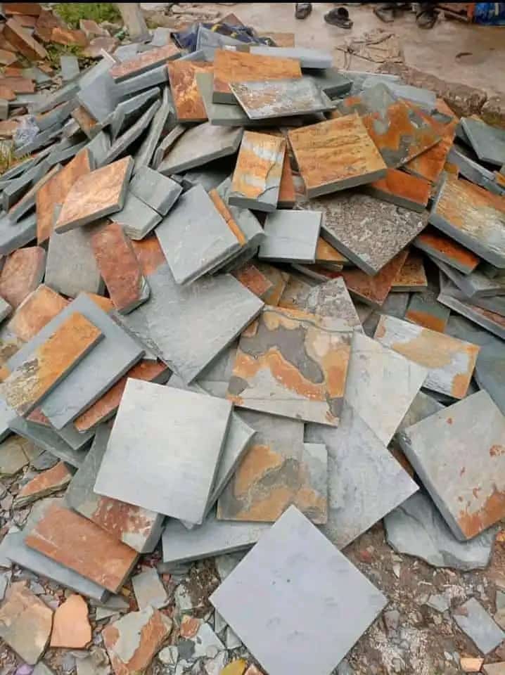 Cut Slate Tiles